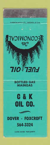 Matchbook Cover - C&K Oil Dover Foxcroft ME