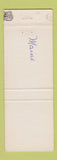 Matchbook Cover - C&K Oil Dover Foxcroft ME