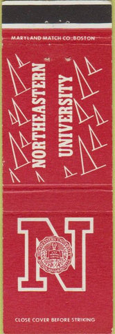 Matchbook Cover - Northeastern University Boston