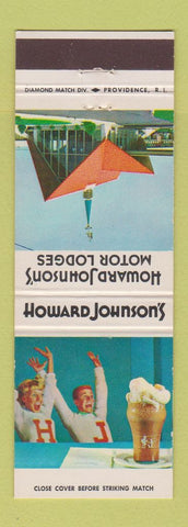 Matchbook Cover - Howard Johnson's Motor Lodges Ice Cream