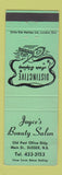 Matchbook Cover - Joyce's Beauty Salon Sussex NB GREEN WEAR