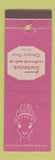 Matchbook Cover - Tourneur Make Up Gitemple Place Boston MA girlie