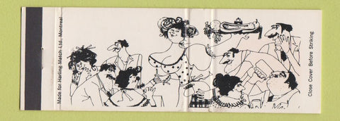Matchbook Cover - Klondike Steak House Montreal QC Full Length