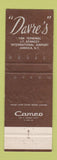 Matchbook Cover - Le Monde Dave's Jamaica NY WEAR