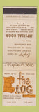Matchbook Cover - The Log Restaurant IL IN State Line WEAR