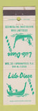 Matchbook Cover - Lido Diner Springfield NJ