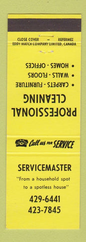 Matchbook Cover - Servicemaster Cleaning Canada