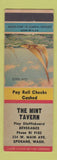 Matchbook Cover - Mint Tavern Spokane WA shuffleboard