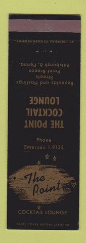 Matchbook Cover - The Point Cocktail Lounge Pittsburgh PA
