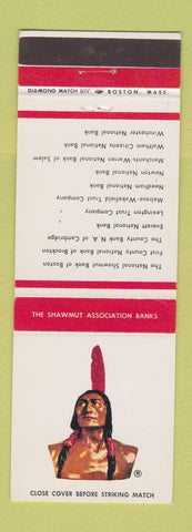 Matchbook Cover - Shawmut Association Banks Cambridge Boston MA