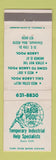 Matchbook Cover - Labor Pool Inc Temporary Employment Cincinnati OH