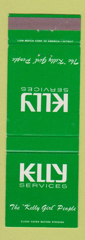 Matchbook Cover - Kelly Services Employment Detroit MI