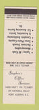 Matchbook Cover - Stephen's Office Services Port Alberni BC