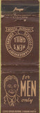Matchbook Cover - Men's Grill MEN ONLY Vandervoort