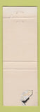 Matchbook Cover - 1st National Travel Service Hollywood FL ORANGE