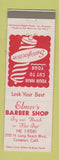 Matchbook Cover - Elmer's Barber Shop Compton CA