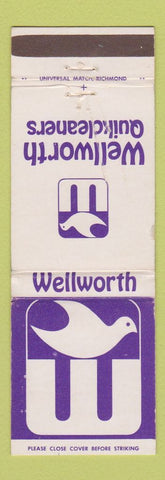 Matchbook Cover - Wellworth Cleaners WEAR