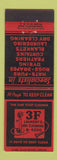 Matchbook Cover - 3F Laundry Dry Cleaning