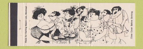 Matchbook Cover - Klondike Steak House Montreal QC Full Length