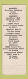 Matchbook Cover - Perma Tress Salons Anaheim Costa Mesa Garden Grove CA