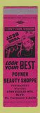 Matchbook Cover - Poyner Beauty Shoppe Hair Salon Cleveland Heights OH