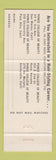 Matchbook Cover - Ponce Beauty College Reno NV Palo Alto San Mateo CA