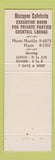 Matchbook Cover - Biscayne Cafeteria Miami Shores FL MISPRINT
