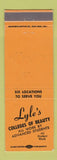 Matchbook Cover - Lyle's College Beauty Fresno Sacramento Bakersfield Hanford CA