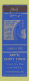 Matchbook Cover - Marte Beauty Salon Pittsburgh PA