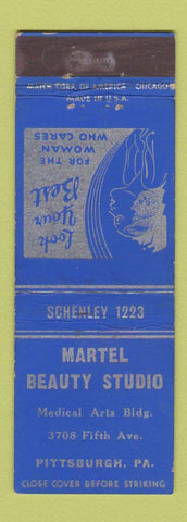 Matchbook Cover - Marte Beauty Salon Pittsburgh PA