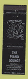 Matchbook Cover - Piano Lounge Plattsburgh NY