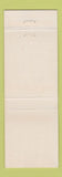 Matchbook Cover - Piano Lounge Plattsburgh NY