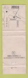 Matchbook Cover - Portofino Pizza Barcelona Spain WORN