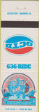Matchbook Cover - OCTD Share A Ride Transit District