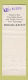 Matchbook Cover - Le Surcouf Restaurant French Hawthorn Australia