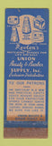 Matchbook Cover - Chantre Oil Shampoo Union Barber Supply WORN