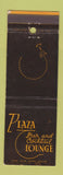 Matchbook Cover - Plaza Bar Cocktail Lounge Laramie WY