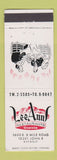 Matchbook Cover - Lee Anns Restaurants Detroit MI