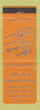 Matchbook Cover - Del Mar Beauty Salon Fort Lauderdale FL ORANGE
