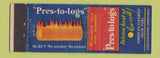 Matchbook Cover - Presto Logs
