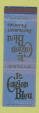Matchbook Cover - Le Cordon Bleu Restaurant Restaurant