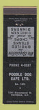Matchbook Cover - Poodle Dog Cafe Victoria BC