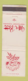 Matchbook Cover - Mon Petit French Restaurant WEAR