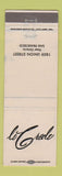 Matchbook Cover - Le Creole Restaurant San Francisco CA WEAR