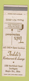 Matchbook Cover - Teddie's Restaurant Lounge Maple Heights OH