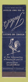 Matchbook Cover - Teibel's Restaurant Dyer IN