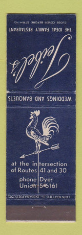 Matchbook Cover - Teibel's Restaurant Dyer IN