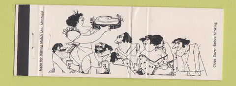 Matchbook Cover - Klondike Steak House Montreal QC WEAR Full Length