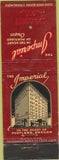 Matchbook Cover - The Imperial Hotel Portland OR