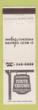 Matchbook Cover - Ristorante Ponte Vecchio Italian Phoenix AZ